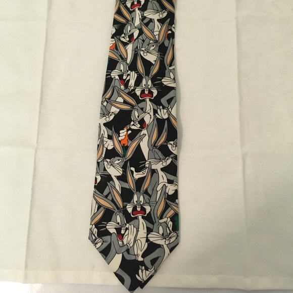Vintage Bugs Bunny Tie, 1993 Warner Brothers Original - Picture 1 of 7